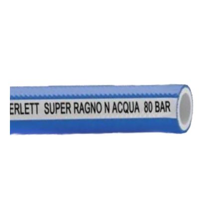 13/23mm/Super Ragno N Acqua / PVC élelmiszeripari tisztítótömlő / 80 bar