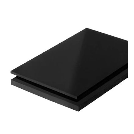 PVC lemez / 1 mm-től 10 mm-ig / Fekete